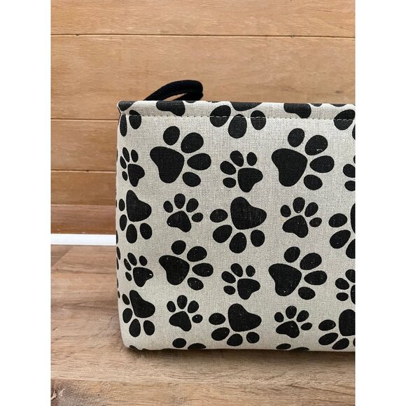 CUSTOM Embroidered Toy Bin with Paws - Picture 3 of 8